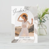 流れに沿って |写真卒業のお知らせ 案内状 (スタンド正面)