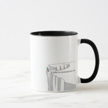 流れに逆らう – 勇気づけられるコーヒーマグ