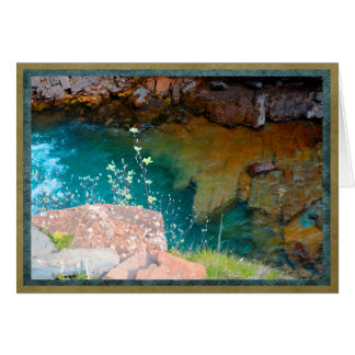 流れのカラフルで、穏やかなプール