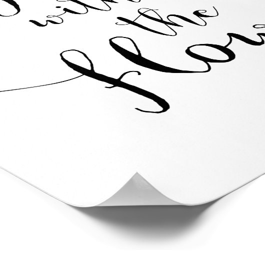 流れのモチベーションを持って行く ポスター (角)