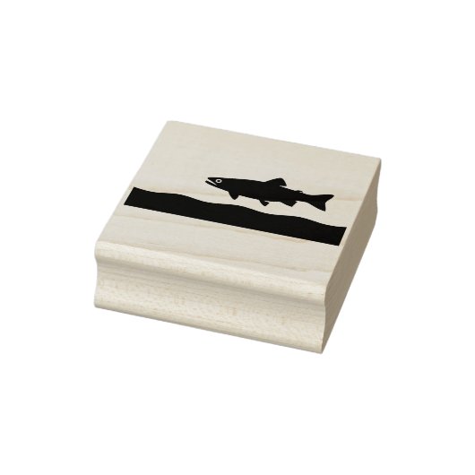 流れの中のマス ラバースタンプ (スタンプ)