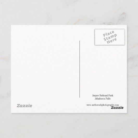 流れの中の島 ポストカード (裏面)