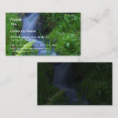 流れの小川草原のコケ 名刺 (正面/裏面)