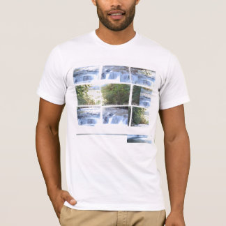 流れの格子- Tシャツ