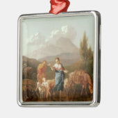 流れの神聖な家族 メタルオーナメント (左)