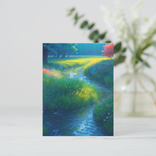 流れの穏やかなメロディー シーズンポストカード (スタンド正面)