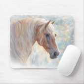 流れるたてがいの美しい馬 マウスパッド (マウス)
