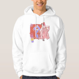 流れるようなピンクの韓服と輝くBBクリーム パーカ