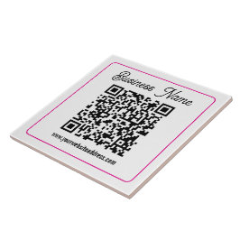 流れるような手書きのフォントが特徴のスキャン可能なQRコード タイル