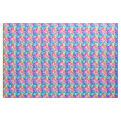 流れるような虹の抽象画 ファブリック (ヤード)