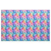 流れるような虹の抽象画 ファブリック (ファットクウォーター)