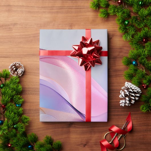 流れるような調和の動き ラッピングペーパー (クリスマスギフト)