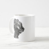 流れるクロームの女神 コーヒーマグカップ (正面左)