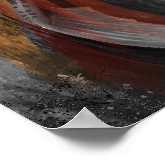 流れるコイ ポスター (角)