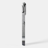 💛 流れるゴールドイーグルカスタムネーム液状金属  iPhoneケース (右側面)