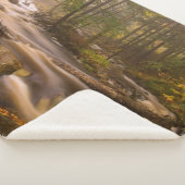 流れるストリームアパラチア山脈 |バーモント シェルパブランケット (3/4)