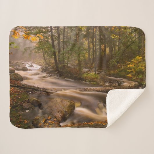 流れるストリームアパラチア山脈 |バーモント シェルパブランケット (正面(横))