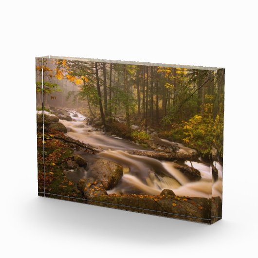 流れるストリームアパラチア山脈 |バーモント フォトブロック (右)