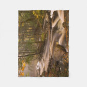 流れるストリームアパラチア山脈 |バーモント フリースブランケット (正面)