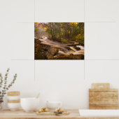 流れるストリームアパラチア山脈 |バーモント ポスター (キッチン)