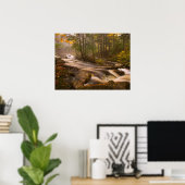 流れるストリームアパラチア山脈 |バーモント ポスター (ホームオフィス)