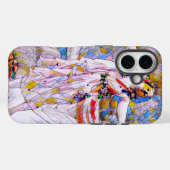 流れるドレスを着たステンドグラスのダンサー Case-Mate iPhoneケース (裏面 (横))