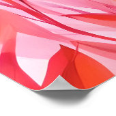 流れるピンクフローラ ポスター (角)