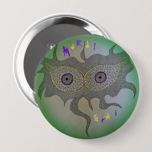 流れるマスク 缶バッジ (正面&裏面)