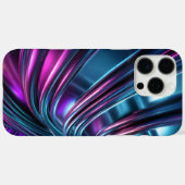 流れるメタリックウェーブ Case-Mate iPhoneケース (裏面 (横))
