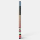 流れるユニコーンシルエット(バラ) Case-Mate iPhoneケース (裏面/左)