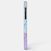 流れるユニコーンシルエット(青絵を描) Case-Mate iPhoneケース (裏面/左)