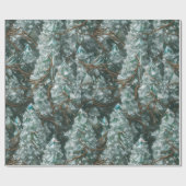 流れるルーツの包み付け紙 ラッピングペーパー (フラット)