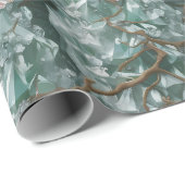 流れるルーツの包み付け紙 ラッピングペーパー (ロールコーナー)