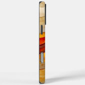流れるレイヤーの抽象芸術アーストーン Case-Mate iPhoneケース (裏面 / 右)