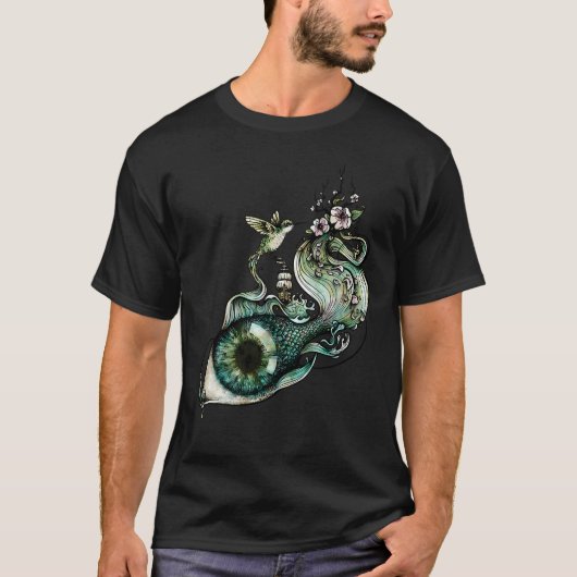 流れる創造性 Tシャツ (正面)