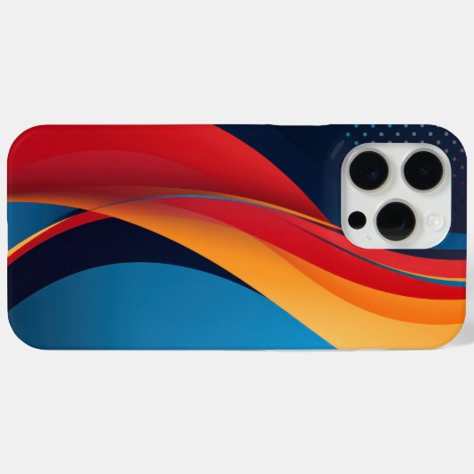 流れる型枠とドット Case-Mate iPhoneケース (裏面 (横))