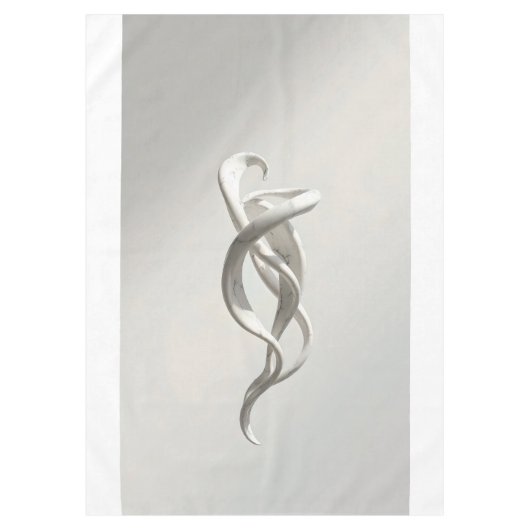 流れる大理石の彫刻 テーブルクロス (正面)