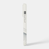 流れる山脈の連続線 iPhoneケース (左側面)