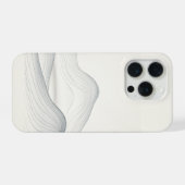 流れる山脈の連続線 iPhoneケース (裏面横)