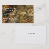 流れる川床の写真 予約カード (正面/裏面)