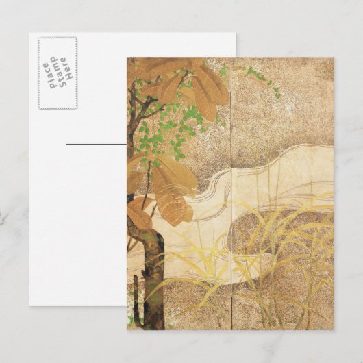 流れる川 ポストカード (正面/裏面)