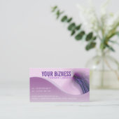 流れる文字列の名刺 名刺 (スタンド正面)