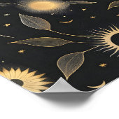 流れる枝太陽の食 ポスター (角)