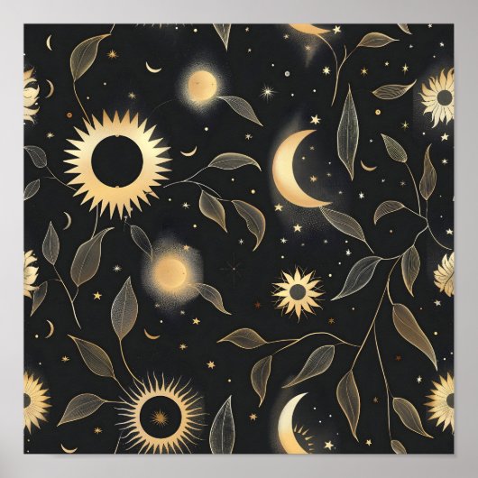 流れる枝太陽の食 ポスター (正面)