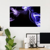 流れる煙 ポスター (ホームオフィス)