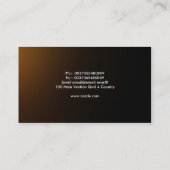 流れる絹は名刺を振ります 名刺 (裏面)