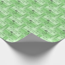 流れる美しい: Sage Line Art Gift 転が Wrap