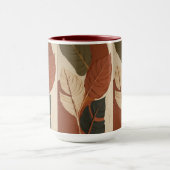 流れる色相 | 抽象芸術絵を描葉 マグカップ (中央)