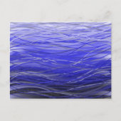 流れる藍水 – はがき (正面)