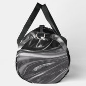 流れる銀金属 ダッフルバッグ (右)